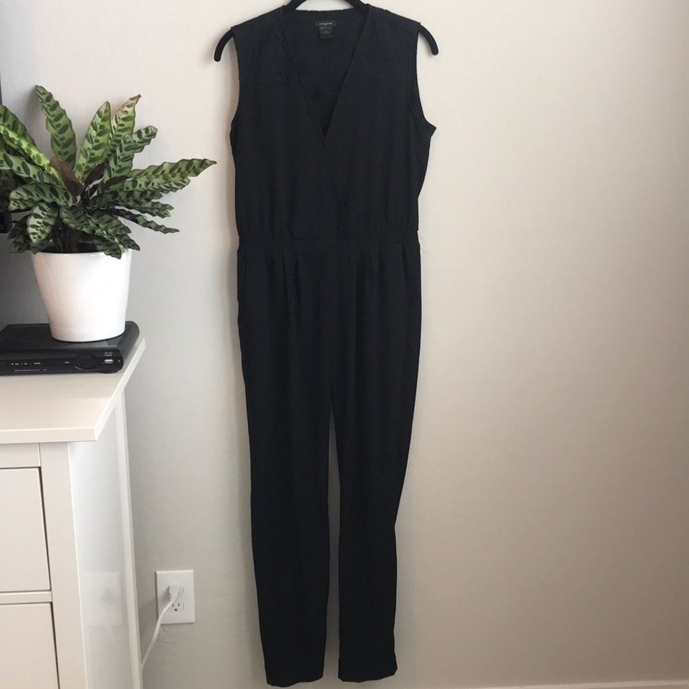 Ann Taylor Long Romper/Jumpsuit Black